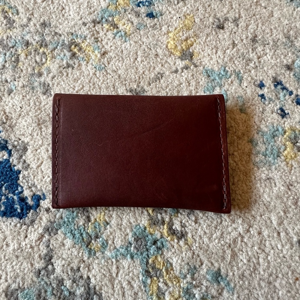 NEW 💙 PLG Cognac Mini Envelope Wallet & Large Keychain Bundle 💙 - Picture 12 of 12